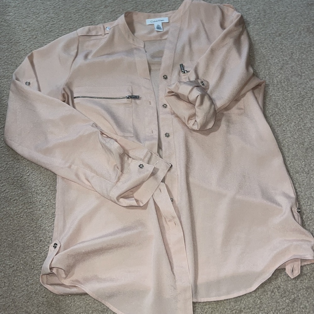 Calvin Klein button down blouse - Picture 9 of 9